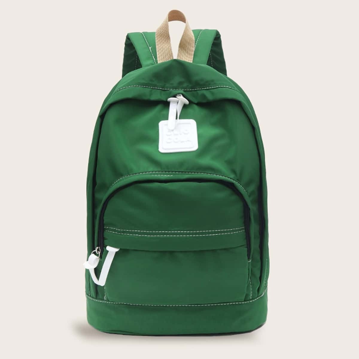 

Pocket Front Oxford Backpack, Green