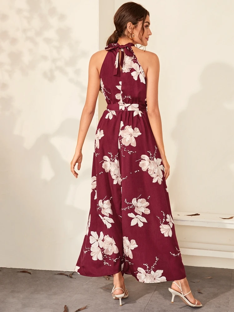 Bourgogne Omgiven Blommig Boho Klänningar | SHEIN SE Bourgogne Omgiven Blommig Boho Klänningar | SHEIN SE