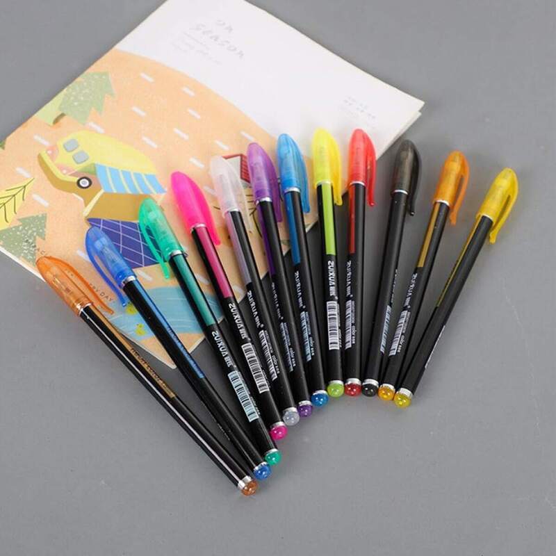 

Multi Color Highlighter Set 12pcs, Multicolor