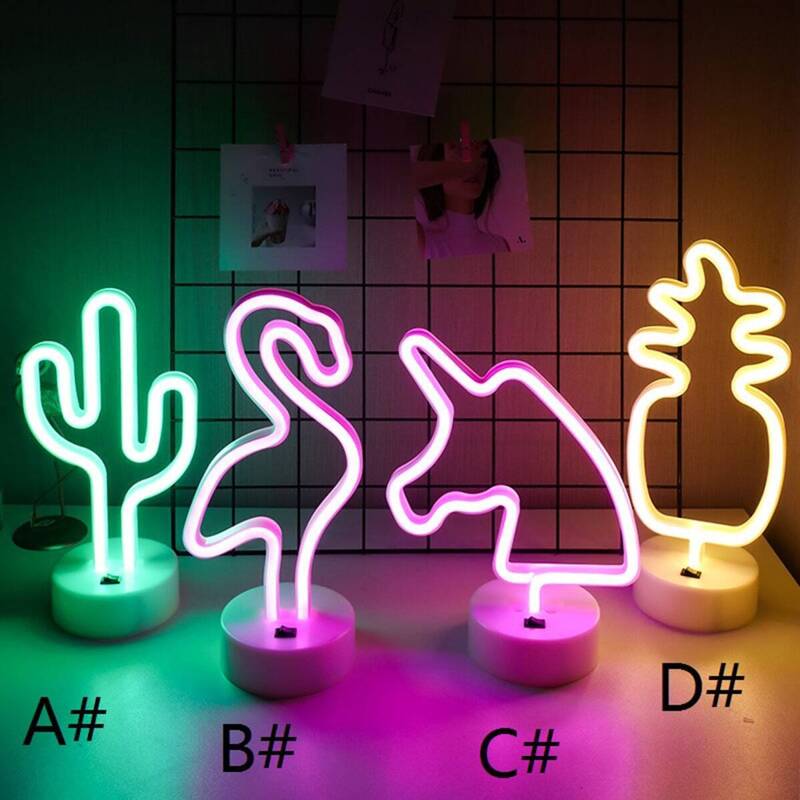 

Cactus & Pineapple Shaped Night Light 1pc, Multicolor