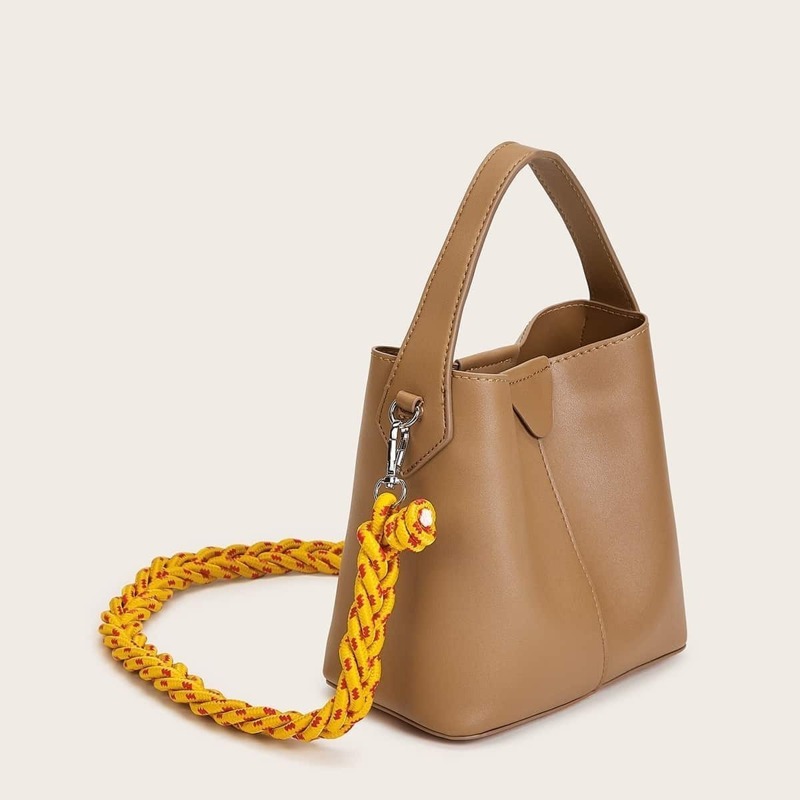

Satchel Bag With Inner Pouch, Khaki