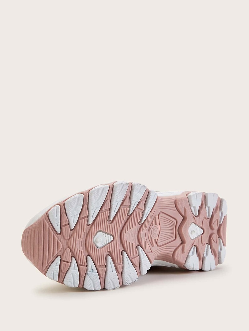 

Lace-up Front Chunky Sole Trainers, Multicolor