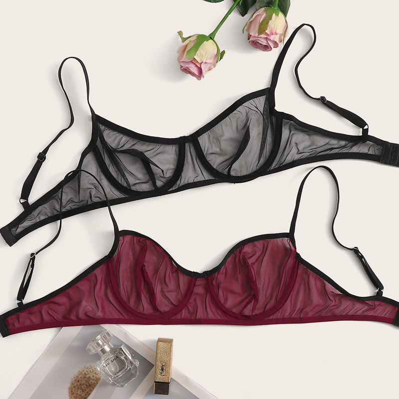 

Mesh Underwire Bra Set 2pack, Multicolor