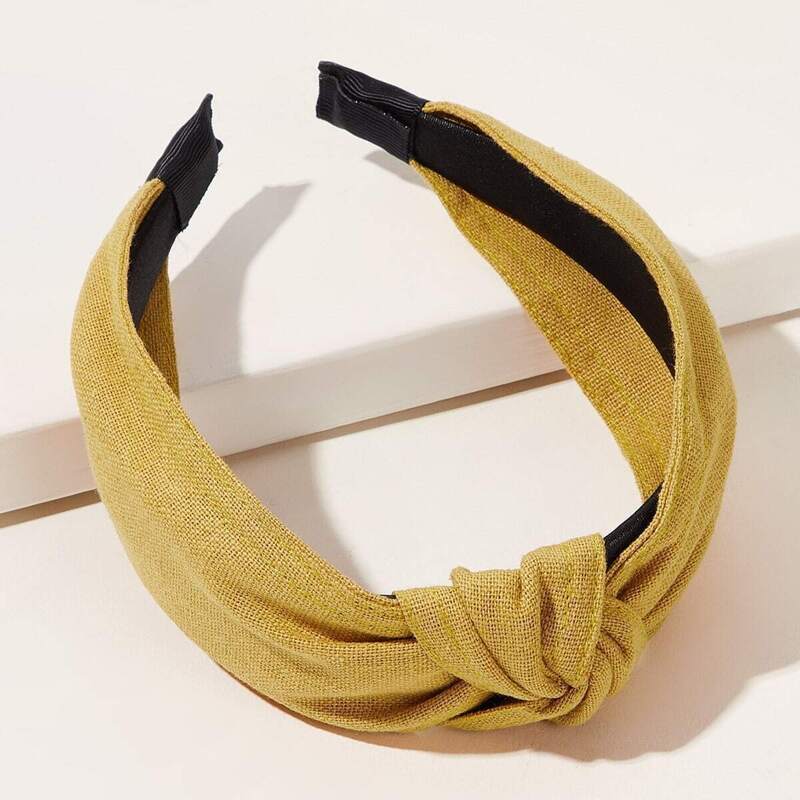 

Knot Decor Headband 1pc, Yellow