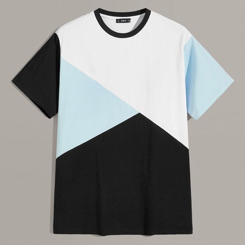 

Guys Colorblock Short Sleeve Tee, Multicolor