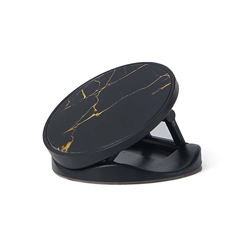 

Marble Pattern Phone Holder, Black