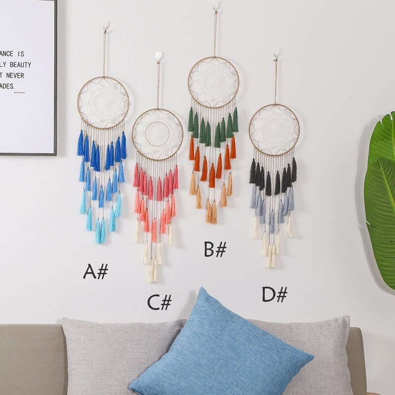

Tassel Dream Catcher Wall Hanging Decor 1pc