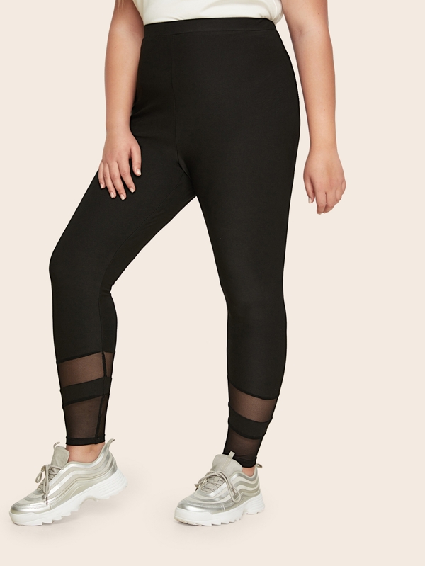 Mulvari Plus Mesh Insert Leggings
