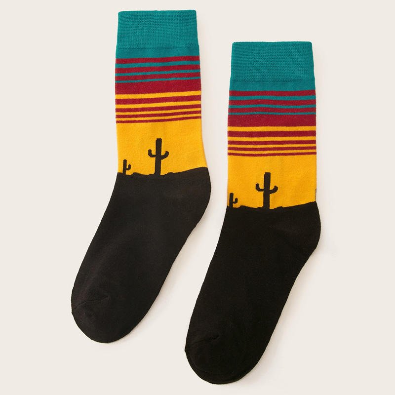 

Guys Colorblock Socks 1pair, Multicolor