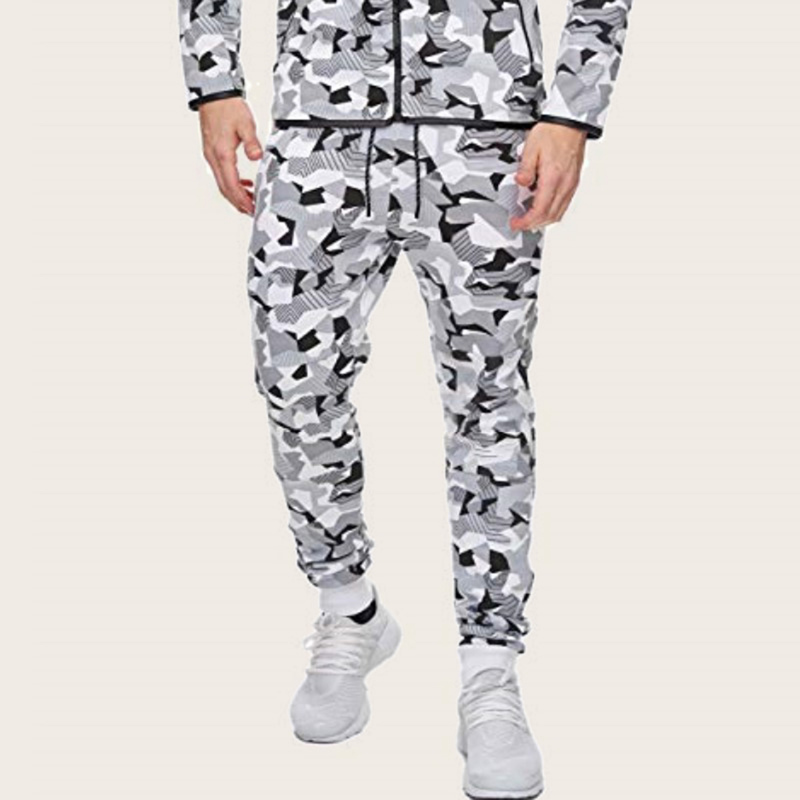 

Guys Allover Geometric Print Sweatpants, Multicolor