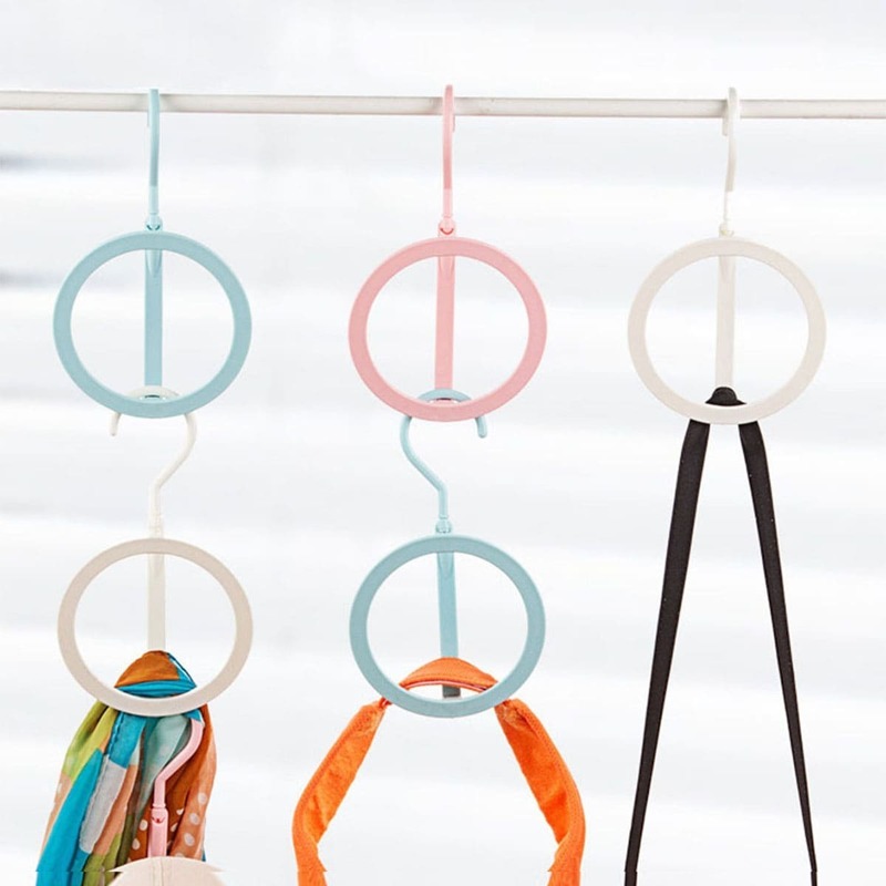 

Random Circular Design Scarf Hanger 1pc