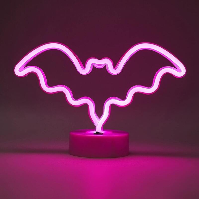 

Bat Shaped Table Lamp, Pink