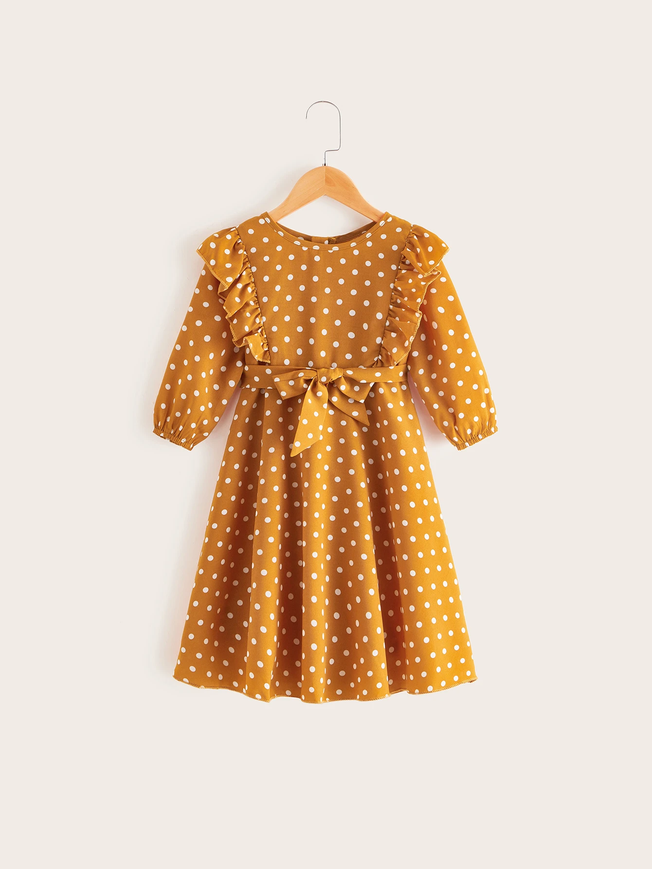 girls polka dot dress