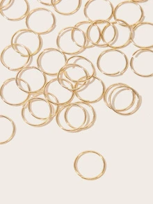 Simple Hair Ring 50pcs Street Hair Clips, School Stuff, Hair Accessories