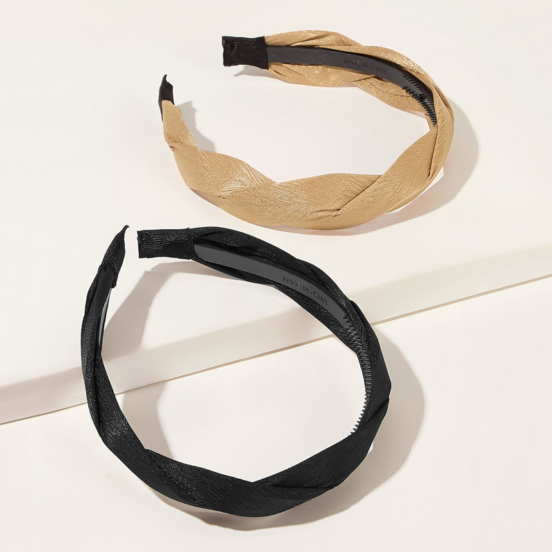 

Simple Chiffon Headband 2pcs, Multicolor