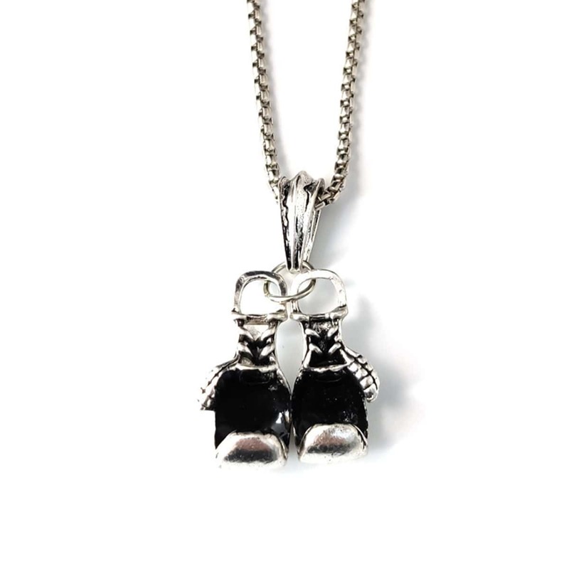 

Fist Charm Necklace 1pc, Silver