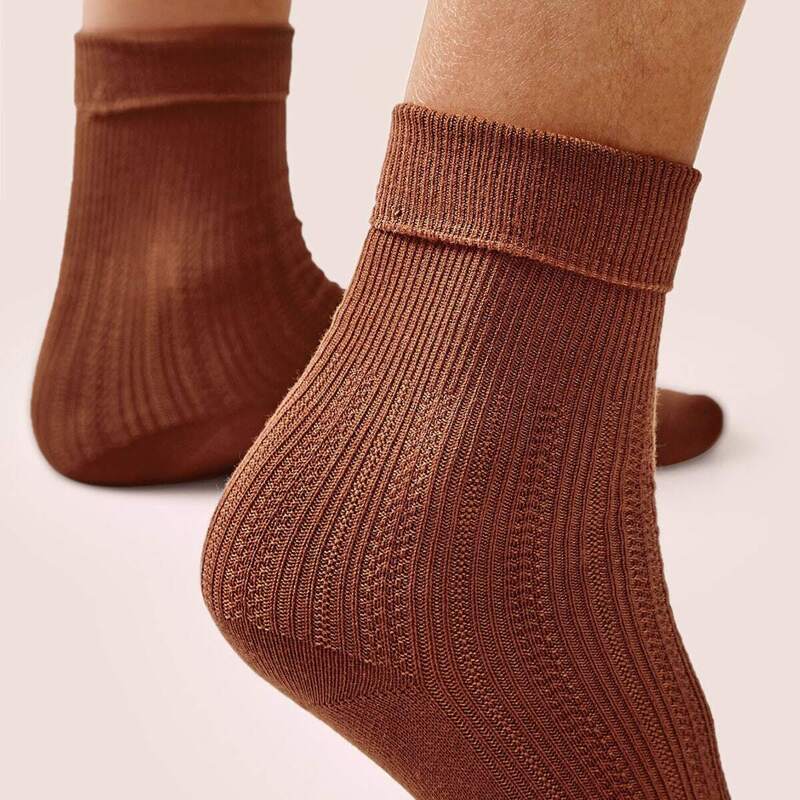 

Simple Socks 1pair, Burgundy