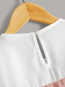 SHEIN Girls Blouses Nút Nhiều màu Casual - Nhiều màu - Xem 4