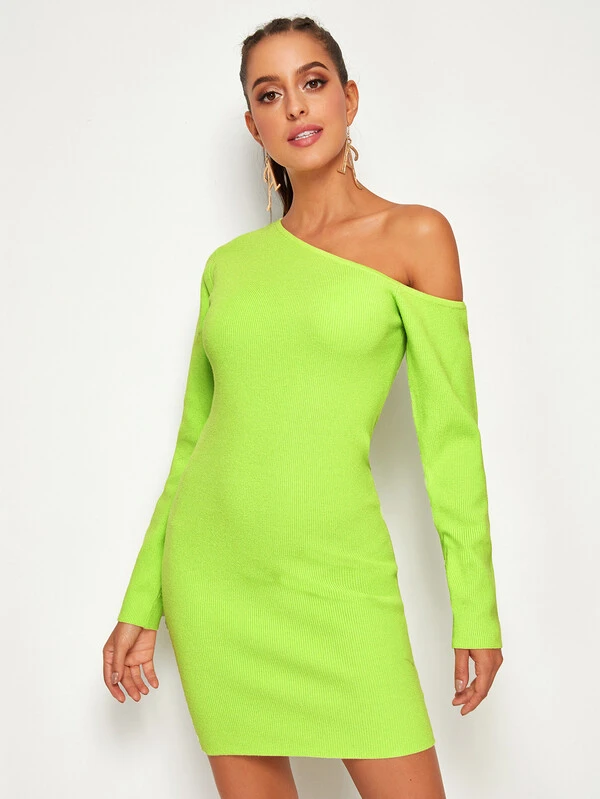 lime jumper dress