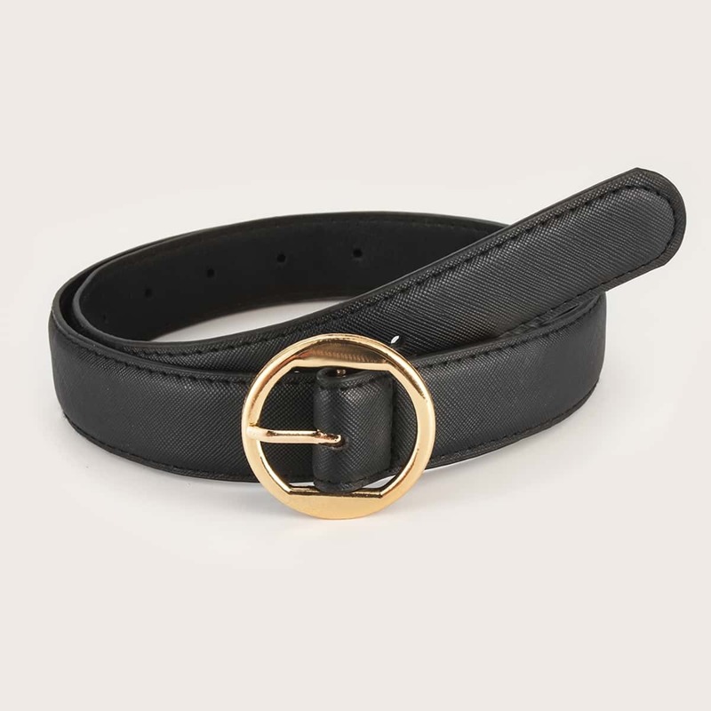 

O-ring Buckle Belt, Black