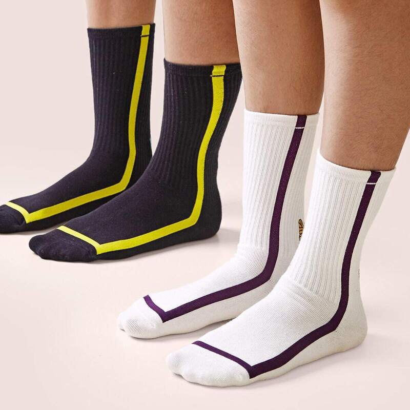 

Butterfly Embroidery Socks 2pairs, Multicolor