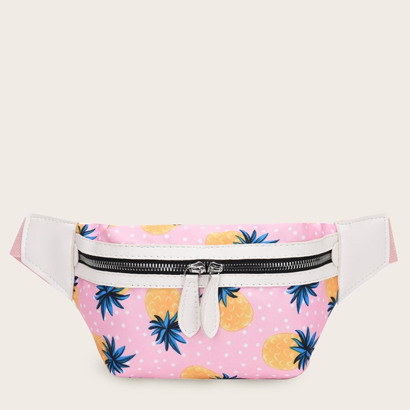 

Pineapple Print Fanny Pack, Multicolor