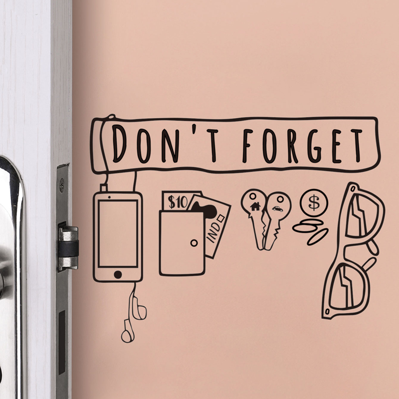 

Cute Prompt Slogan Wall Sticker, Multicolor