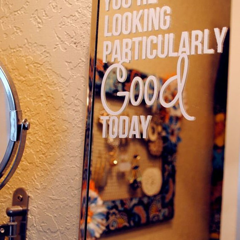 

Slogan Print Wall Sticker