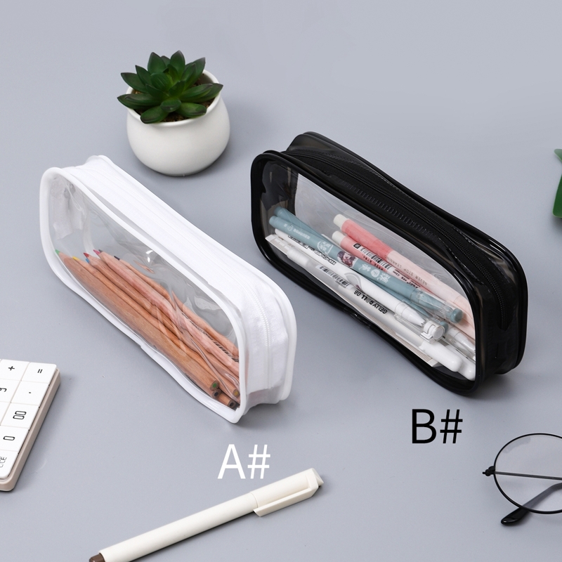 

Transparent Zipper Pencil Case 1pc