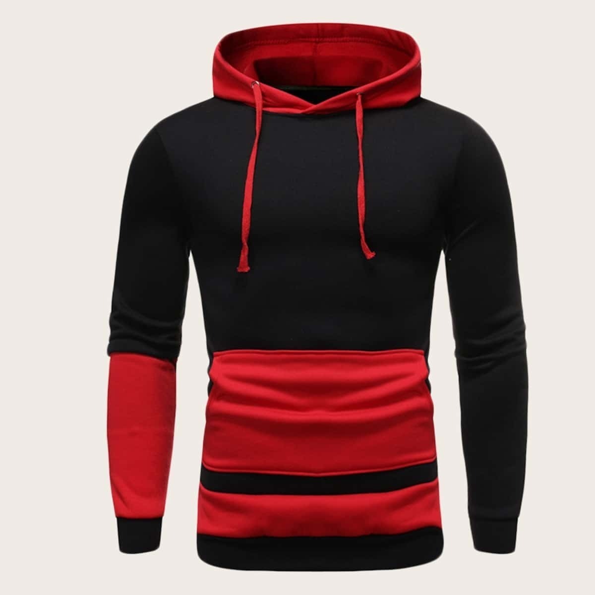 

Guys Cut And Sew Drawstring Hooded Sweatshirt, Multicolor