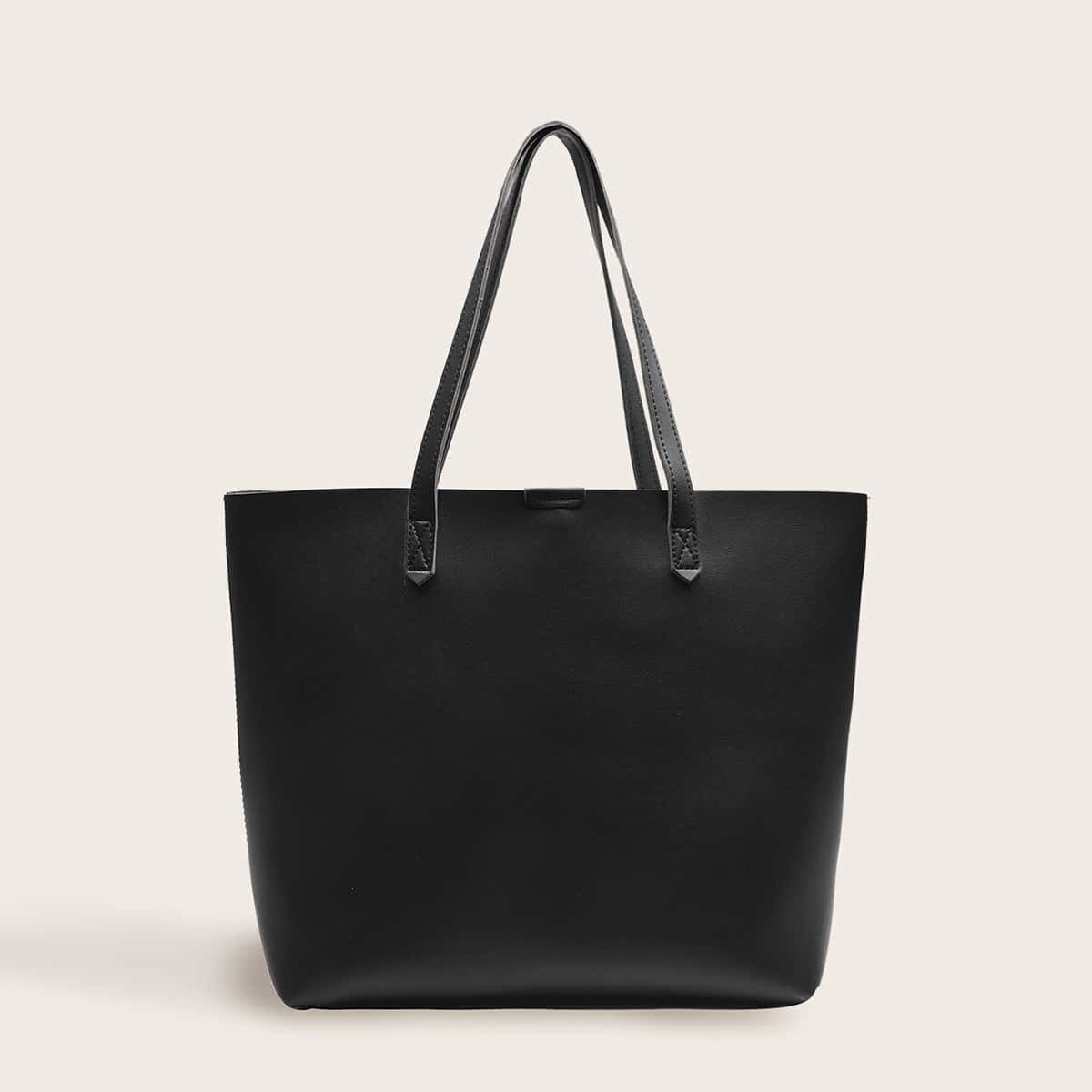 

Minimalist Tote Bag, Black