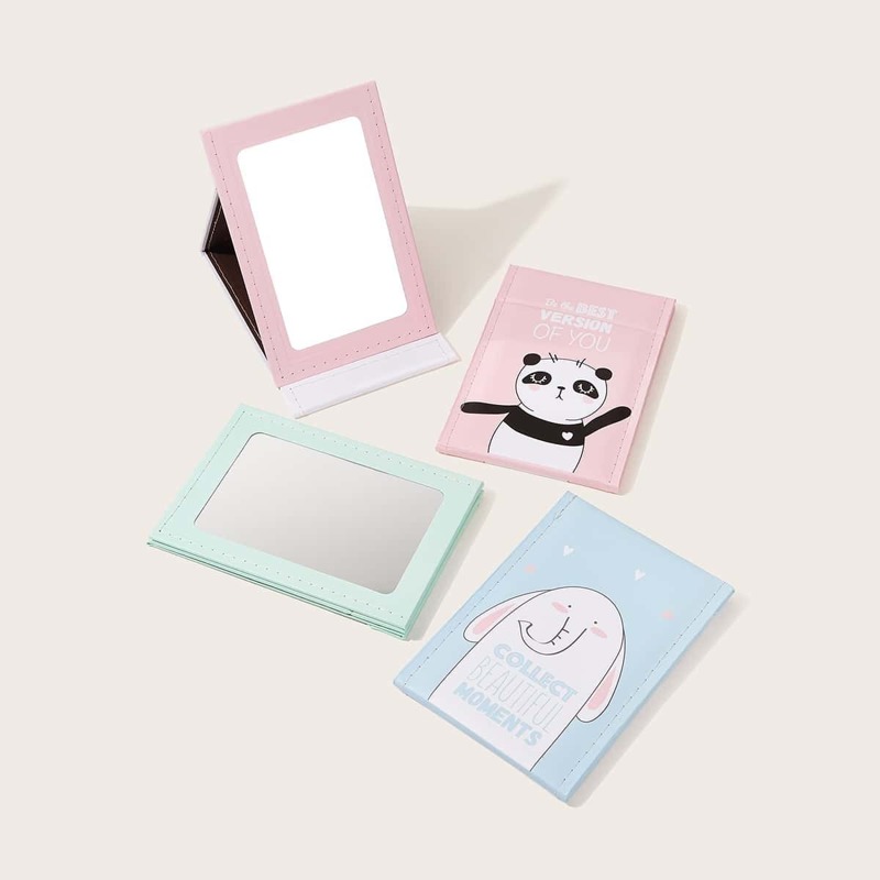 

Random Panda & Elephant Pattern Folded Mirror 1pc, Multicolor