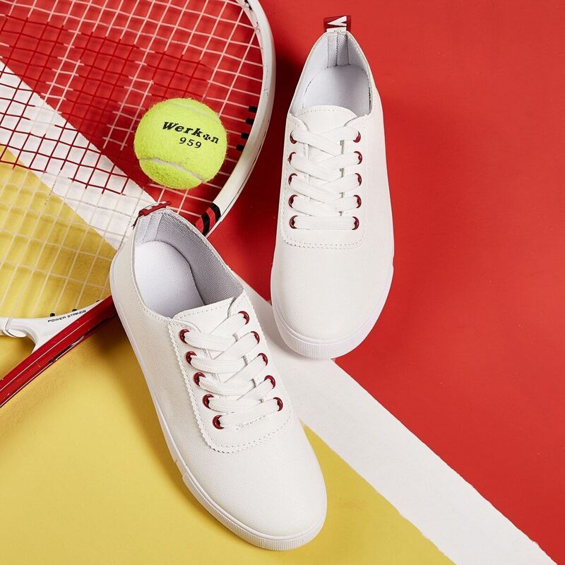 

Lace-up Sneakers, White