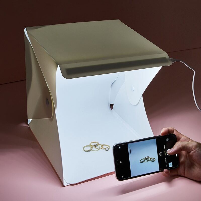 

ROMWE FUNSTUFF Foldable Portable Mini Photography Light Box