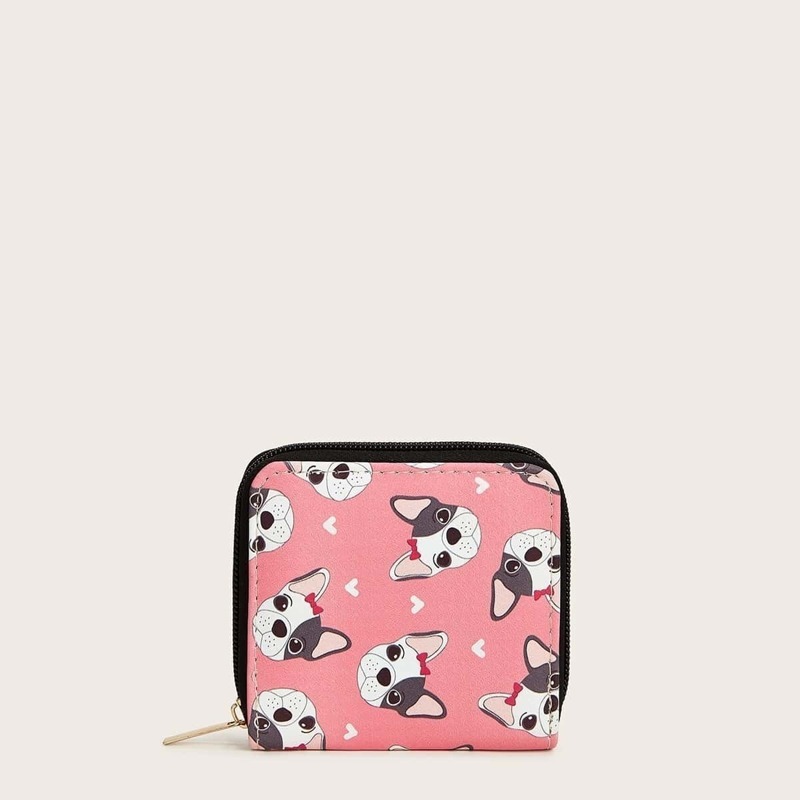 

Dog Pattern Purse, Multicolor