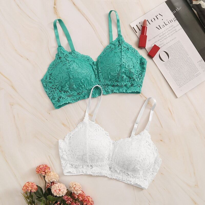 

Floral Lace Bra Set 2pack, Multicolor
