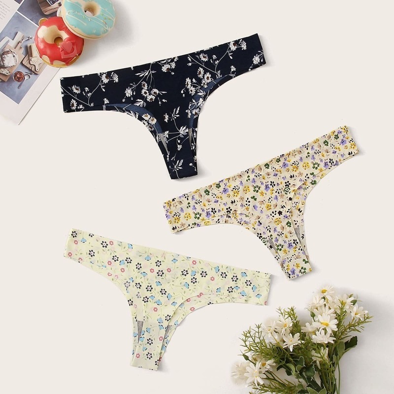 

Ditsy Floral Print Panty Set 3pack, Multicolor