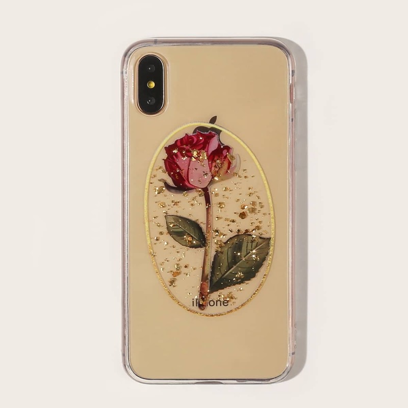 

Rose Pattern iPhone Case, Multicolor