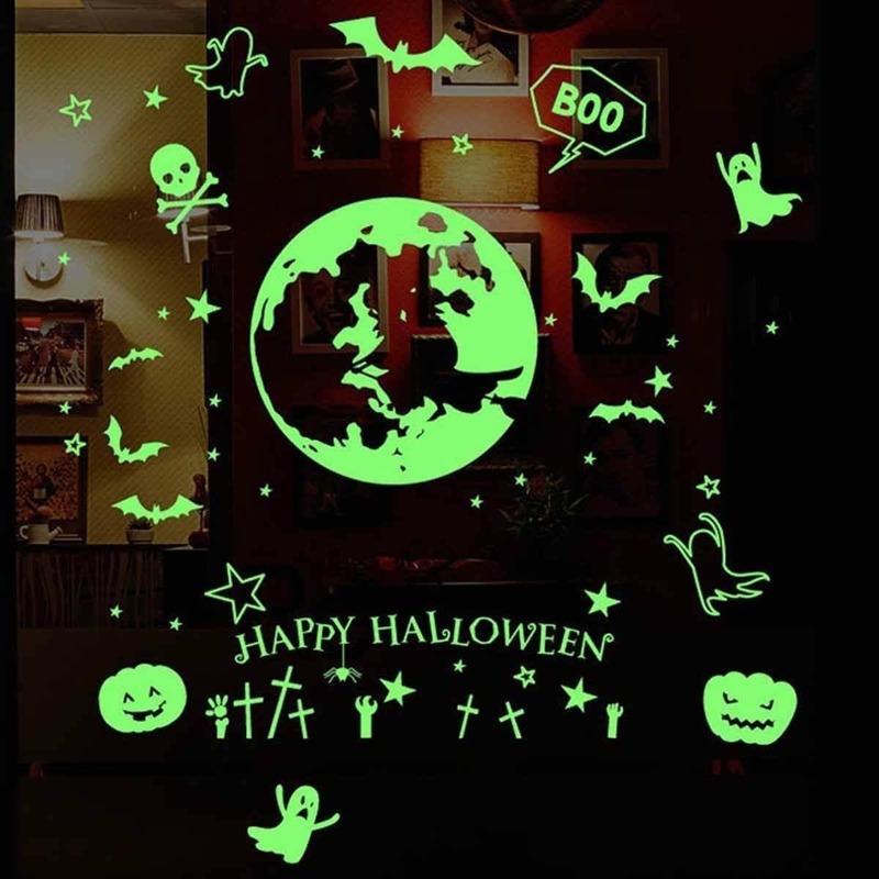 

Halloween Luminous Decorative Wall Sticker