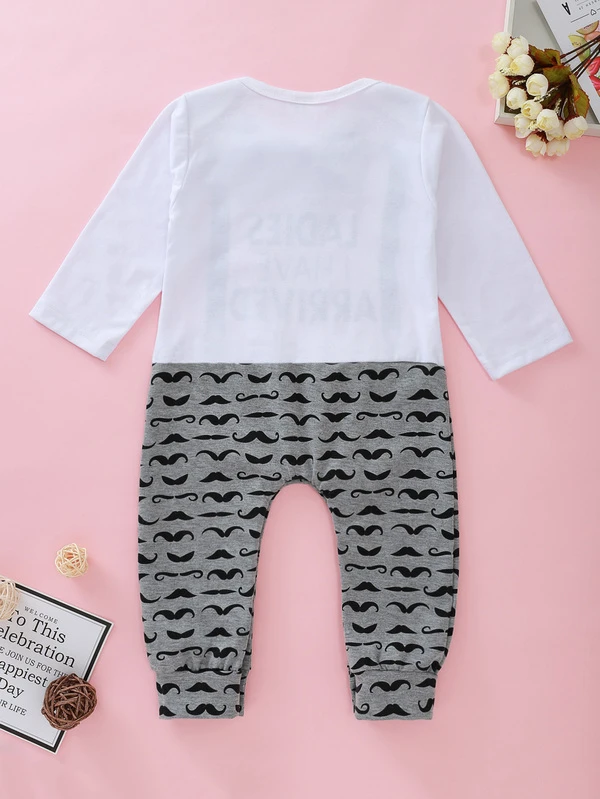 Mono De Bebe Nino Con Lazo Con Estampado De Slogan Moda De Mujer Shein Mexico