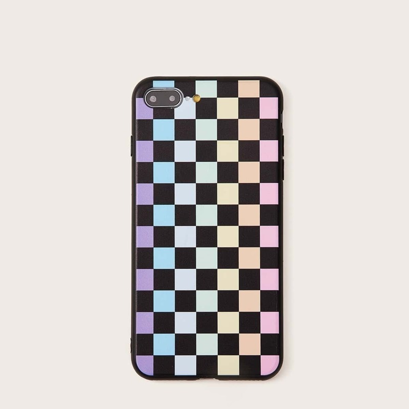 

Colorful Checkered Pattern iPhone Case