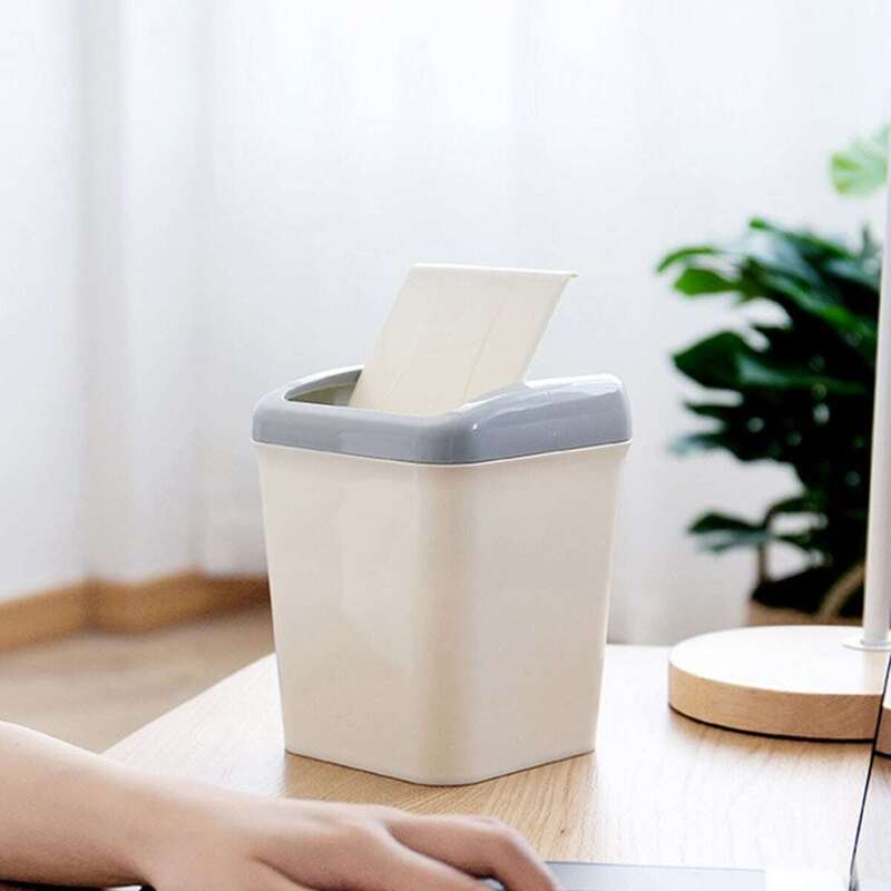 

Desktop Mini Garbage Basket 1pc, Multicolor