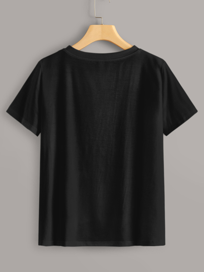 Mona Lisa & Oil Painting Print Tee