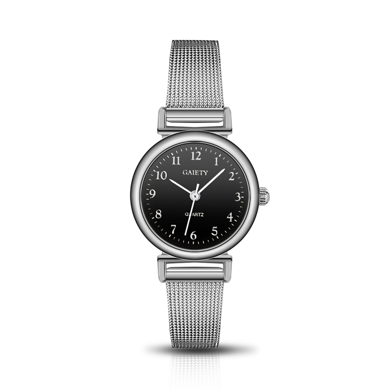 

Buckle Strap Round Pointer Quartz Watch