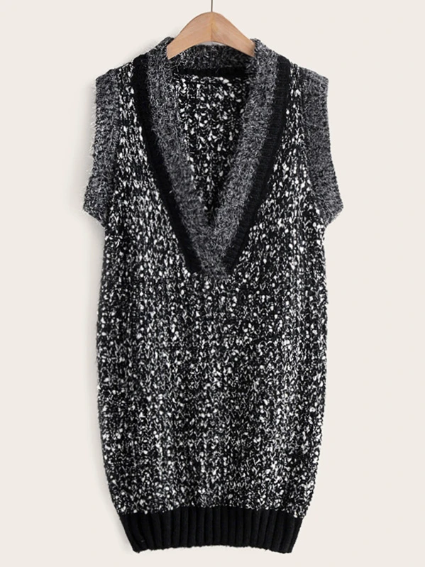 shaggy sweater dress