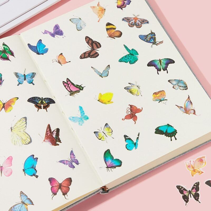 

Butterfly Print Sticker 7sheets