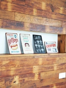 1pc Trang trí tường bằng sắt, áp phích nghệ thuật treo tường thực đơn quán cà phê cổ điển để trang trí làm quà tặng tốt nhất - Nhiều màu - Xem 6