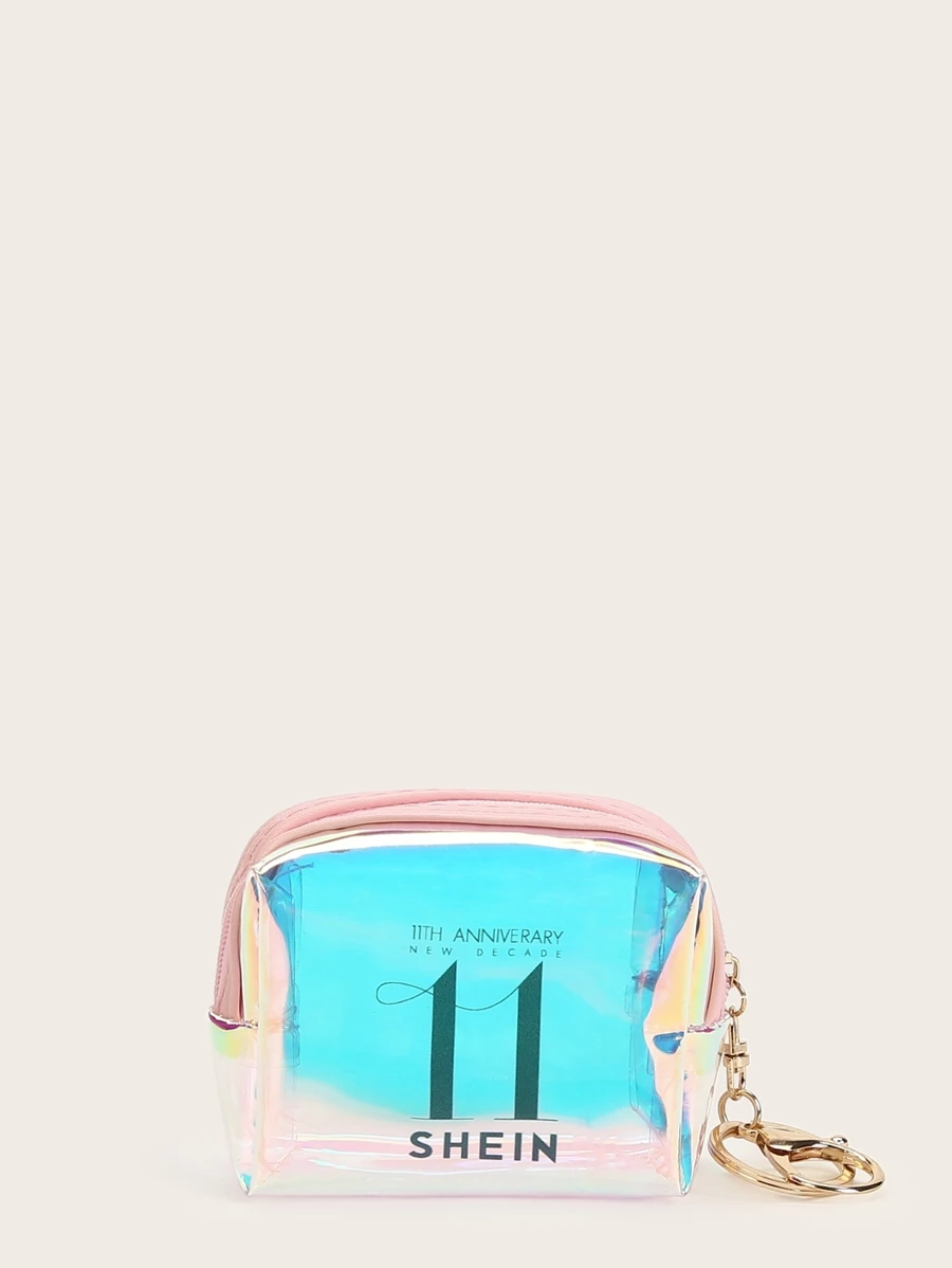 SHEIN 11th Anniversary Iridescence Coin Purse - Multicolor - View 1