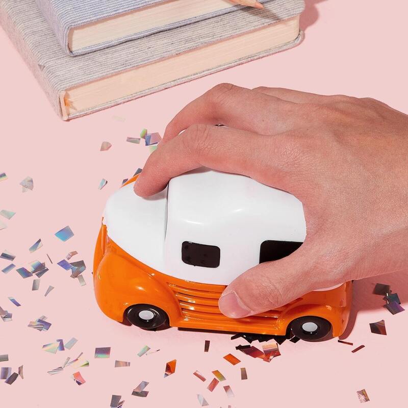 

Cartoon Car Shaped Desktop Vacuum Cleaner