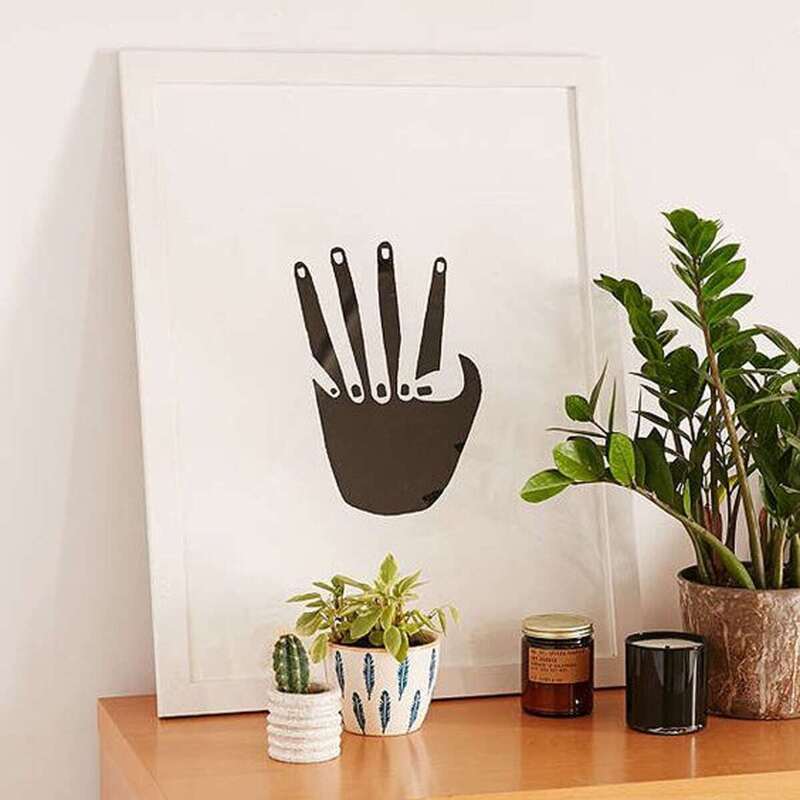 

Abstract Hand Wall Art Print Without Frame, Multicolor
